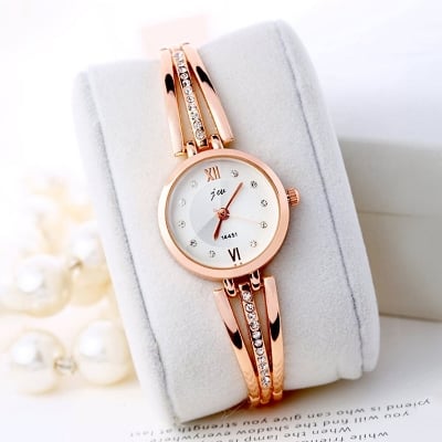 Picture of Luxury Fashion Brand Watch Women's Rhinestone Women's Wristwatch - Gold