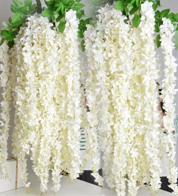 Picture of Artificial Flowers for Wedding Home Party Baby Room Decoration DIY Craft Fake Flowers Supplies-10 pcs - Multicolor