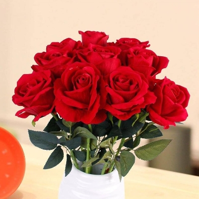 Picture of Artificial Flower Home Decoration Rose Bouquet Flower - Multicolor