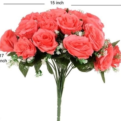 Picture of Artificial Flower Home Decoration Rose Bouquet Flower - Multicolor
