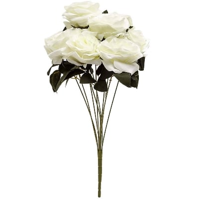 Picture of Artificial Flower Rose Bouquet Home Decoration Flower No Vase - Multicolor