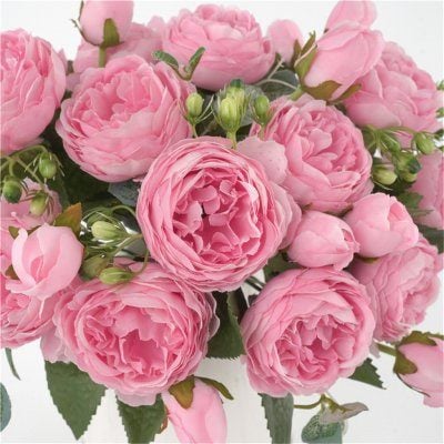 Picture of Artificial Flower Home Decoration Rose Bouquet Flower - Multicolor