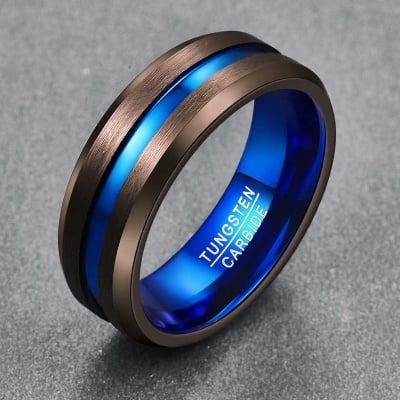 Picture of New Retro Ring Titanium Steel For Men - Black