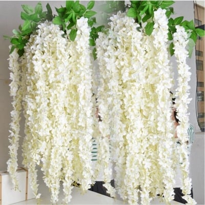 Picture of Artificial Flowers for Wedding Home Party Baby Room Decoration DIY Craft Fake Flowers Supplies-10 pcs - Multicolor