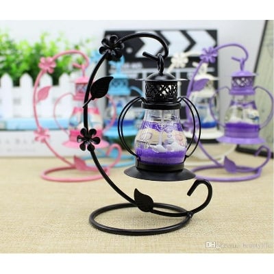 Picture of Hariken Candel Showpiece with candle holder - Multicolor
