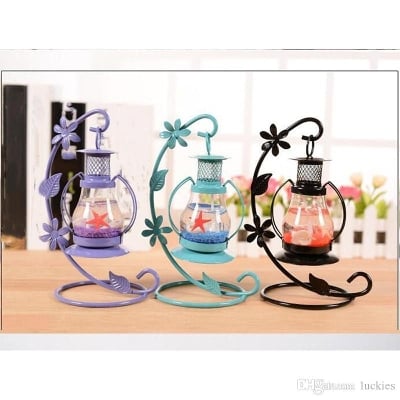 Picture of Hariken Candel Showpiece with candle holder - Multicolor