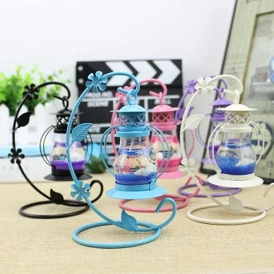 Picture of Hariken Candel Showpiece with candle holder - Multicolor
