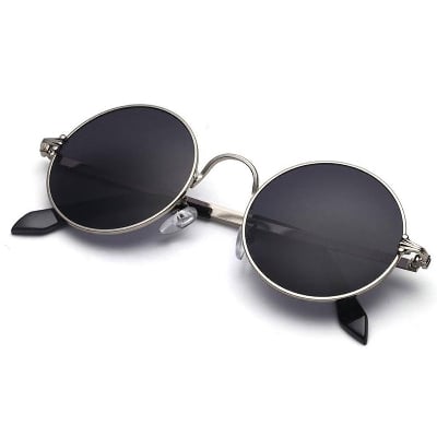 Picture of Black Round Sunglasses For Men And Women