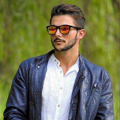 Picture of Orange Stylish Sunglasses for Men