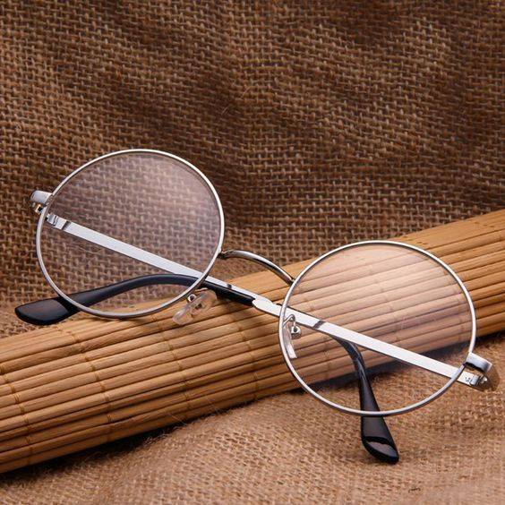 Picture of CLASSIC Metal Frame Clear Lens Round GlassesFor Women's