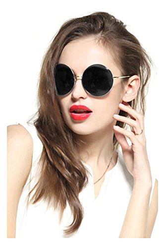 Picture of Hipe Black Round Sunglasses For Men And Women