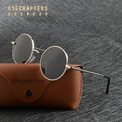 Picture of Black Round Sunglasses For Men And Women