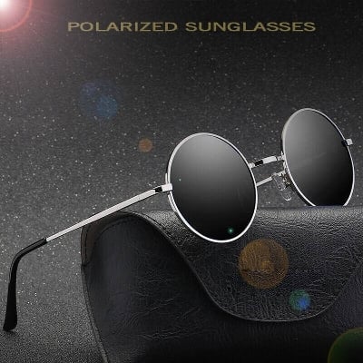 Picture of Black Round Sunglasses For Men And Women - Sun Glass For Men