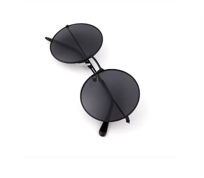 Picture of Round Shape men WOMEN Sunglasses- Black