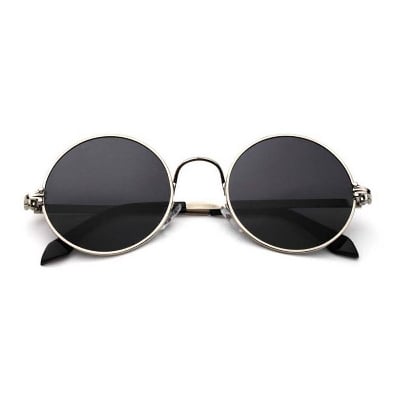 Picture of Black Round Sunglasses For Men And Women