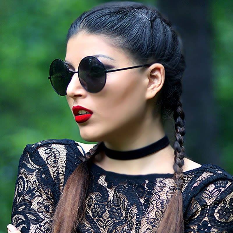 Picture of Vintage Inspired metal Round Circle Sunglass