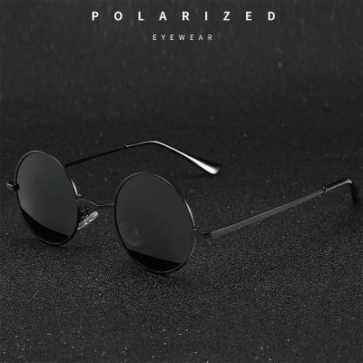 Picture of Metal Round Circle Style Sunglasses - black