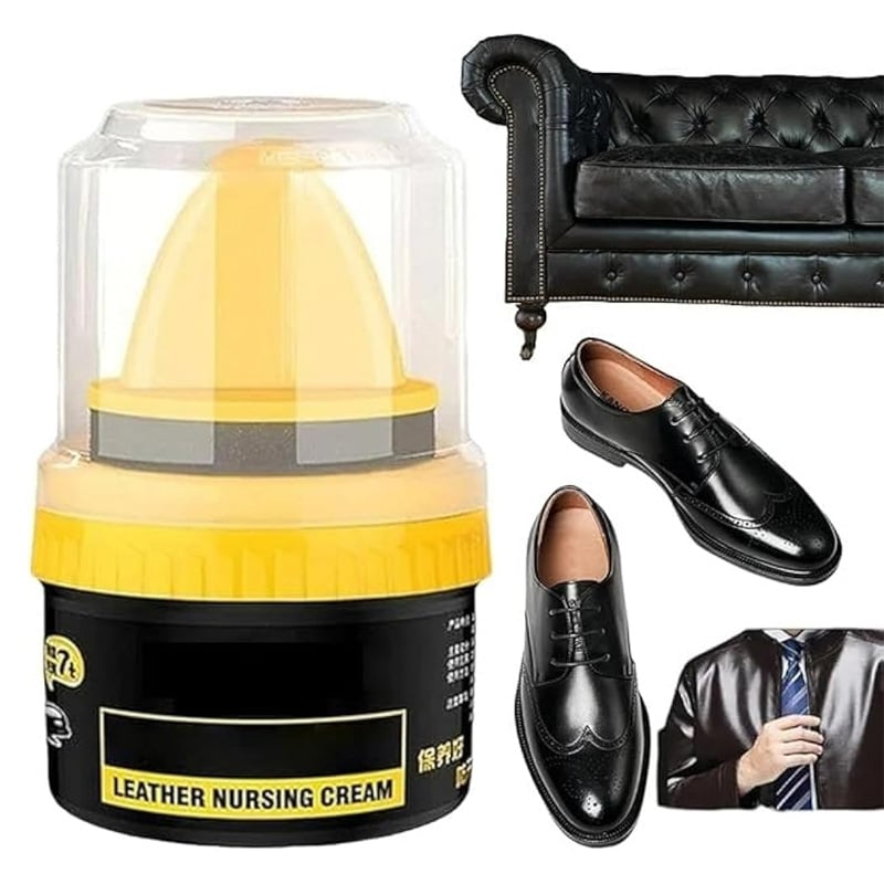 Picture of Biki Shoe Polish Liquid 75ml Natural – Instant Shine Liquid Polish for Leather Shoes, Quick Care & Protection