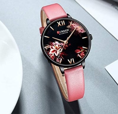 Picture of Ladies Japan Quartz Watch Charm Mesh Band Waterproof Elegant Watches with box - Green