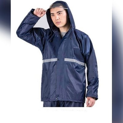 Picture of Raincoat 100% Waterproof Gurranty With Trouser - Navy Blue - Blue - 18years+