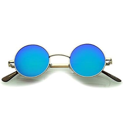 Picture of Vintage Retro Round Men Sunglasses