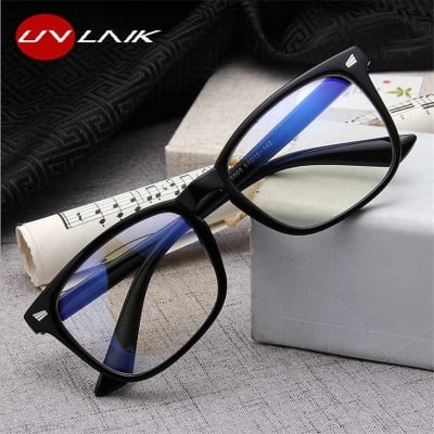 Picture of Glasses Black Frame Anti-blue Light Fashion Glasses - Sun Glass For Men