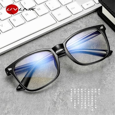 Picture of Glasses Black Frame Anti-blue Light Fashion Glasses