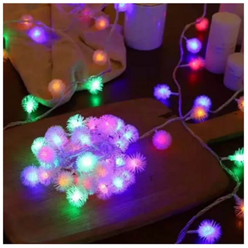 Picture of Kodom Flower Balls Decorative Light String Multicolor LED Fairy Light for Room Decoration, Wedding, Party, Home & Festival Décor