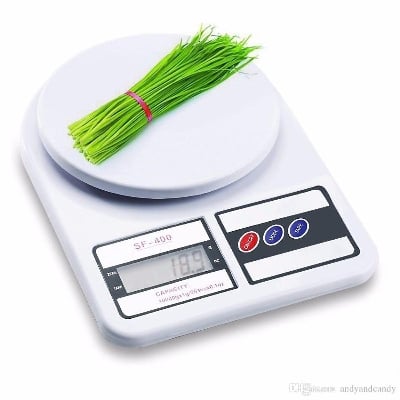 Picture of Digital Kitchen Scale - White - White