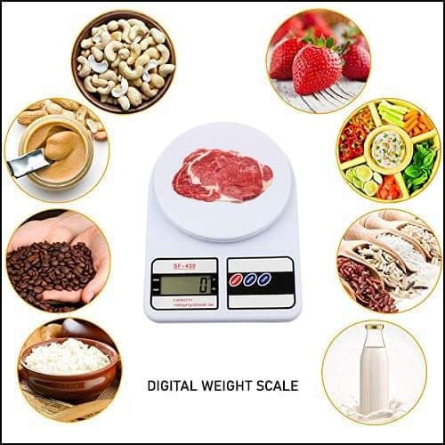 Picture of Digital Kitchen Scale - White - White