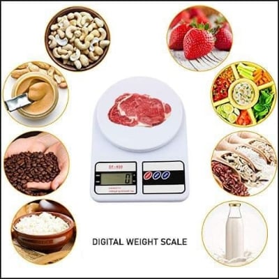 Picture of Digital Kitchen Scale - White - White