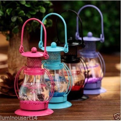 Picture of Hariken Showpiece Candles Stick Lamp (Multicolour) - Multicolor