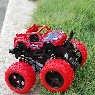 Picture of baby toy four-wheel drive inertial stunt off-road vehicle model Car toy for Kids