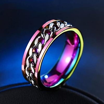 Picture of Finger Ring for Men - Multicolor