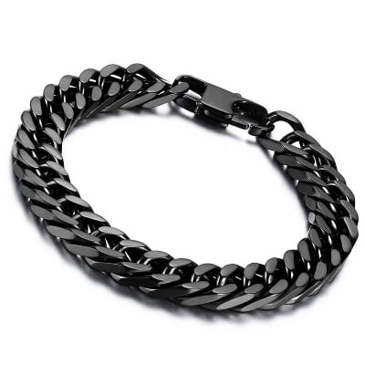 Picture of Men's Powerful Stainless Steel Bracelet-1pc - Black