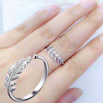 Picture of Fashion Luxury Design Finger ring For Women - Silver - Adjustable