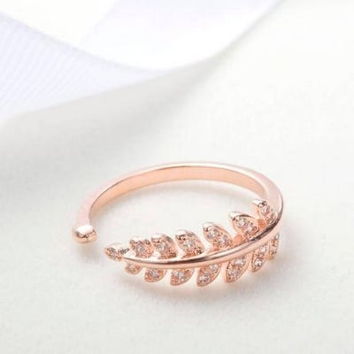 Picture of Fashion Luxury Design Finger ring For Women - Gold - Adjustable