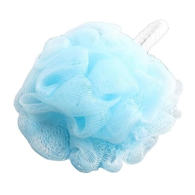 Picture of diameter 11cm bath ball PE material Two-color bath towel - Multicolor