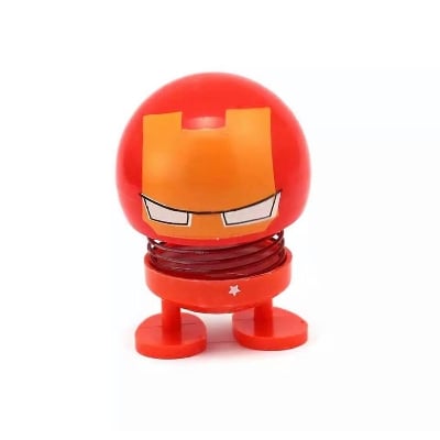 Picture of iron-man Funny Shaking Head Doll with Glue-Spring Head