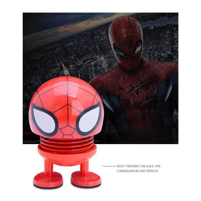 Picture of iron-man Funny Shaking Head Doll with Glue-Spring Head