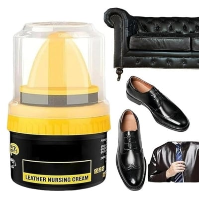 Picture of Biki Shoe Polish Liquid 75ml Natural – Instant Shine Liquid Polish for Leather Shoes, Quick Care & Protection