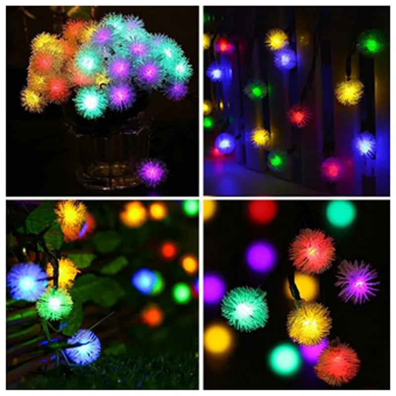 Picture of Kodom Flower Balls Decorative Light String Multicolor LED Fairy Light for Room Decoration, Wedding, Party, Home & Festival Décor