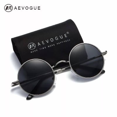 Picture of Retro Black Sunglasses Men Sunglasses - Black