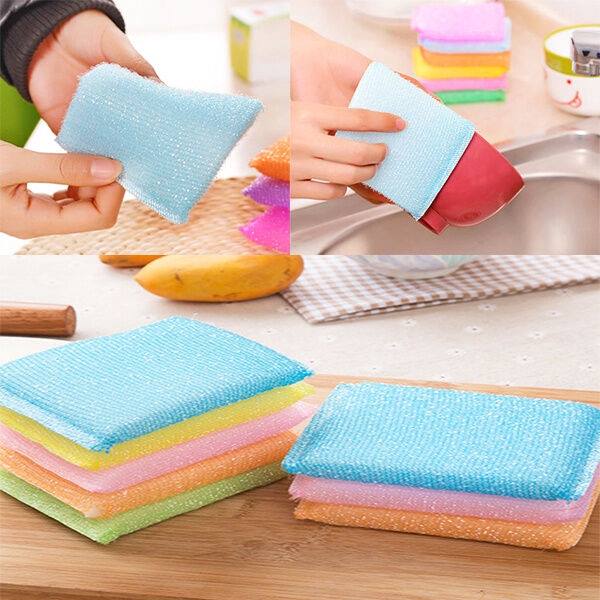 Picture of 4pcs/set Soft Sponge Scouring Pads Dish Bowl Kitchen Cleaning Scrub Scrubber Pad / ডিশ ওয়াশ ফোম স্ক্রাবার / ফোমের মাজনি
