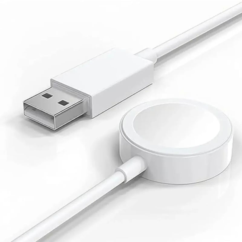Picture of Smart Watch Magnetic Wireless Charger – White Color, Fast & Convenient Charging Dock for All Smart Watches – Compact and High-Efficiency Charger
