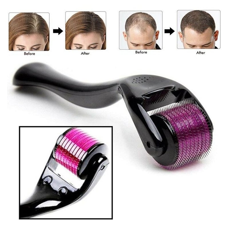 Picture of Derma Roller Micro Needle for Hair Growth, Beard Growth & Facial Skin Therapy – Stainless Steel Microneedling Roller for Scalp, Face & Skin Care Treatment