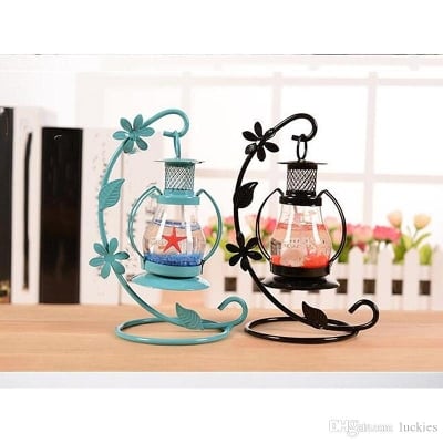 Picture of Stand & Hariken Candel Showpiece - Multicolor