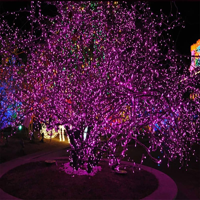Picture of Pink Fairy Lights 33 Feet 8 Modes – LED String Lights for Room Decoration, Bedroom Curtain Wedding Party Indoor Outdoor Decor