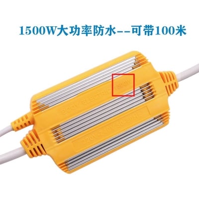 Picture of 1500W Waterproof RGB LED Strip Controller 24 Keys IR Remote with EU Plug for 2835 5050 RGB LED Tape Light Neon Rope Light Color Changing Decorative Lighting Controller for Room Home Party Shop