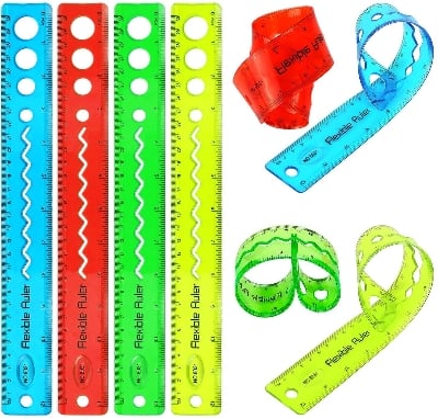 Picture of Flexible Rular - 12'' (Multicolor) - Multicolor